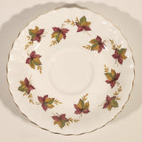 Vintage Royal Albert From Sea To Sea Fall Autumn Maple Leaf Pattern Tea Cup & Saucer Set