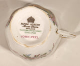 Vintage Royal Albert Bone China England Traditional British Songs Series Of Six John Peel Fox Hunt Horses and Dogs Tea Cup & Saucer Set