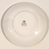 Vintage Queen Anne Roses Pink Flowers Tea Cup Saucer