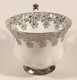 Vintage Royal Albert Bone China England Congratulation 25th Anniversary Tea Cup & Saucer Set