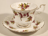 Vintage Royal Albert From Sea To Sea Fall Autumn Maple Leaf Pattern Tea Cup & Saucer Set