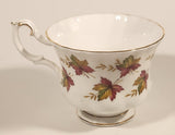 Vintage Royal Albert From Sea To Sea Fall Autumn Maple Leaf Pattern Tea Cup & Saucer Set