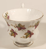 Vintage Royal Albert From Sea To Sea Fall Autumn Maple Leaf Pattern Tea Cup & Saucer Set