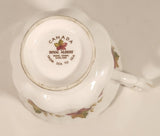 Vintage Royal Albert From Sea To Sea Fall Autumn Maple Leaf Pattern Tea Cup & Saucer Set