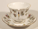 Vintage Royal Albert Fine Bone China England Winsome Pink Roses Tea Cup & Saucer Set