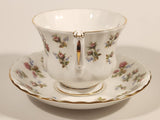 Vintage Royal Albert Fine Bone China England Winsome Pink Roses Tea Cup & Saucer Set