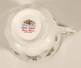 Vintage Royal Albert Fine Bone China England Winsome Pink Roses Tea Cup & Saucer Set
