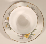 Vintage Royal Vale Yellow Flowers Tea Cup & Saucer Set