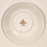 Vintage Delphine China Made in England Pink Yellow Blue Flowers Tea Cup & Saucer Set
