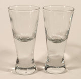 Heavy Weighted Bottom 4 1/8" Clear Dessert Shot Glasses Set of 2