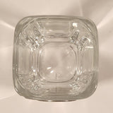 Bacardi Pewter Bat Logo Square 2 1/2" Clear Shot Glass