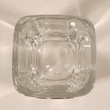 Bacardi Pewter Bat Logo Square 2 1/2" Clear Shot Glass