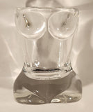 Bikini Girl Female Torso Sexy Bottoms Up 2 3/8" Clear Shot Glass