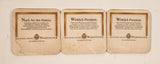 Warsteiner German Beer Paper Coasters Set of 3