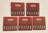 Okanagan Springs Brewery All Natural Pilsner Beer Paper Coasters Set of 5
