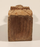 Vintage Spanish Folk Art King Hand Carved Wood Chess Piece