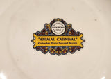 Vintage 1972 Wedgwood & Barlaston of Etruria "Animal Carnival" Calendar Plate Second Series 10" Ceramic Collector Plate