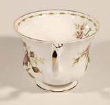 Vintage 1970s Royal Albert Flower of the Month Series June Roses Pink Rose Flowers Bone China Tea Cup & Saucer Set
