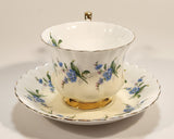 Vintage Royal Albert Blue Flowers Tea Cup & Saucer Set