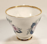 Vintage H M Royal Sutherland Bone China England Pink Roses Flowers Tea Cup & Saucer Set