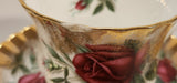 Vintage Royal Albert Old Country Roses Gold Trim Tea Cup & Saucer Set