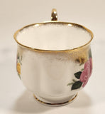 Vintage Royal Albert Bone China England Yellow and Pink Roses Flowers Gold Trim Tea Cup & Saucer Set