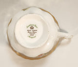 Vintage Royal Albert Bone China England Series of Six Margaret Yellow Roses Flowers Gold Trim Tea Cup & Saucer Set