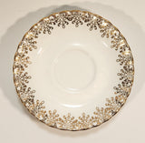 Vintage Royal Albert Gold Trim Tea Cup Saucer