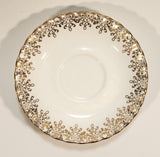 Vintage Royal Albert Gold Trim Tea Cup Saucer