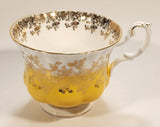 Vintage Royal Albert Regal Series Yellow and White Gold Trim Tea Cup
