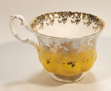 Vintage Royal Albert Regal Series Yellow and White Gold Trim Tea Cup