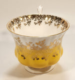 Vintage Royal Albert Regal Series Yellow and White Gold Trim Tea Cup
