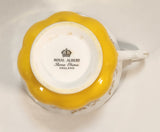 Vintage Royal Albert Regal Series Yellow and White Gold Trim Tea Cup