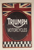Triumph Motorcycles 8" x 12" Tin Metal Sign New in Package