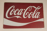 Coca-Cola 8" x 12" Tin Metal Sign New in Package