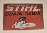 Stihl Chain Saws 8" x 12" Tin Metal Sign New in Package