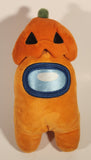 Among Us Halloween Collection Orange Pumpkin Crewmate 9" Stuffed Plush Toy