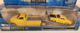 2007 Maisto All Stars Elite Transport CS Two Truck / '70 Plymouth GTX Yellow 1:64 Scale Die Cast Toy Car Vehicle New in Box