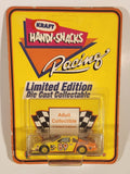 Kraft Handi-Snacks Racing Limited Edition Tombstone Pizza Bulls-Eye Barbecue Sauce Jim Santon #89 Yellow and Orange Die Cast Toy Race Car Vehicle New in Package