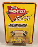 Kraft Handi-Snacks Racing Limited Edition Tombstone Pizza Bulls-Eye Barbecue Sauce Jim Santon #89 Yellow and Orange Die Cast Toy Race Car Vehicle New in Package