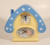 Soundy Co. I Feel Lucky To Have Met You. You Are A Great Friend Pig Themed Yellow and Blue Plastic Desk Calendar Alarm Clock