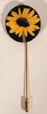 Vintage Embroidered Sunflower Stick Pin
