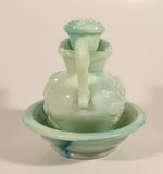 Vintage Avon Jadeite Lidded Pitcher and Bowl