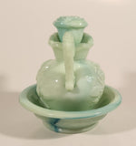 Vintage Avon Jadeite Lidded Pitcher and Bowl