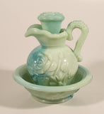 Vintage Avon Jadeite Lidded Pitcher and Bowl