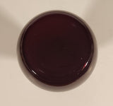 Vintage 1950s Anchor Hocking Ruffled Edge Royal Ruby Red 6 5/8" Glass Vase