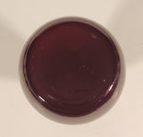 Vintage 1950s Anchor Hocking Ruffled Edge Royal Ruby Red 6 5/8" Glass Vase