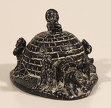 Vintage Vanstone Eskimo Family and Igloo 3” Soapstone Hand Carved Sculpture