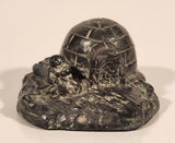The Wolf Sculptures Eskimo and Igloo 3” Soapstone Hand Carved Sculpture