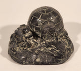 The Wolf Sculptures Eskimo and Igloo 3” Soapstone Hand Carved Sculpture